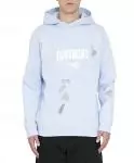 sweatshirt givenchy femmes hommes hoodie destroyed blue